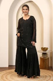 Classic Chikankari Gharara